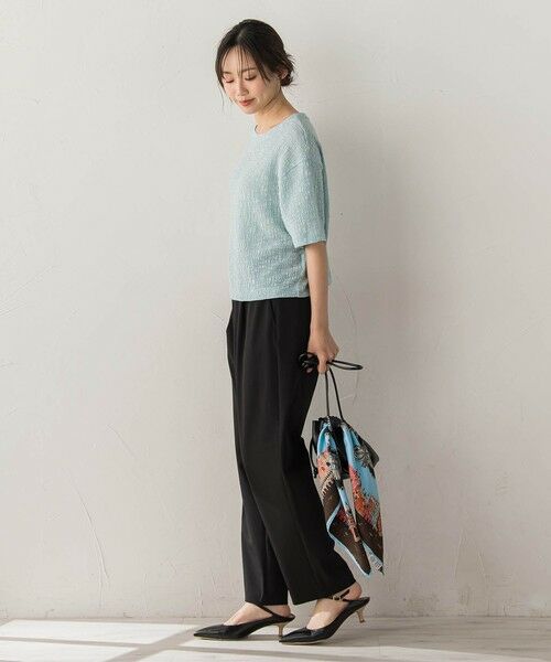 Droite lautreamont / ドロワットロートレアモン その他パンツ | CICA配合サークルストレッチテーパードパンツ | 詳細5