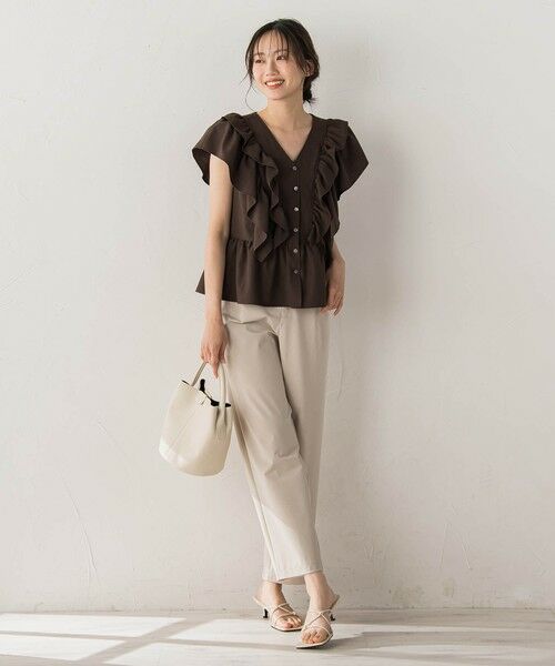 Droite lautreamont / ドロワットロートレアモン その他パンツ | CICA配合サークルストレッチテーパードパンツ | 詳細28