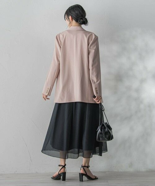 Droite lautreamont / ドロワットロートレアモン ミニ・ひざ丈スカート | グラフチェックオーガンジースカート | 詳細18