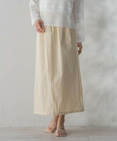 Droite lautreamont / ドロワットロートレアモン ミニ・ひざ丈スカート | 【WEB限定】ストレッチタフタスカート