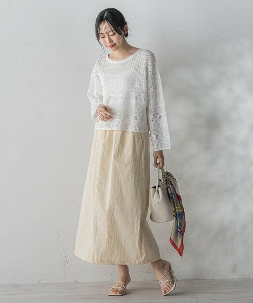 Droite lautreamont / ドロワットロートレアモン ミニ・ひざ丈スカート | 【WEB限定】ストレッチタフタスカート | 詳細5