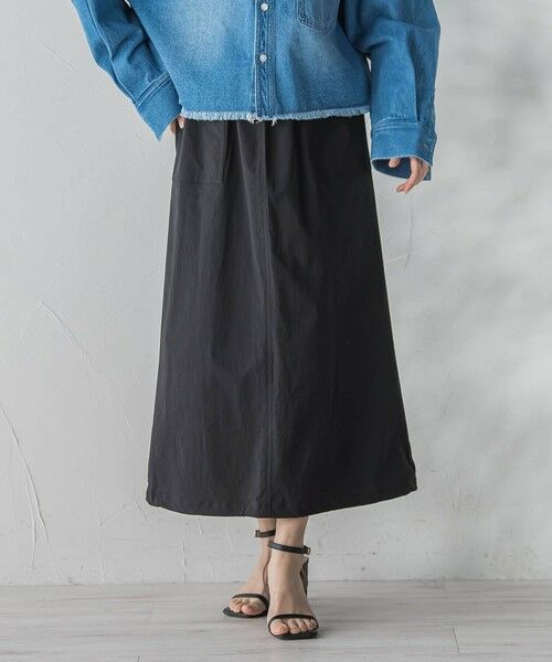 Droite lautreamont / ドロワットロートレアモン ミニ・ひざ丈スカート | 【WEB限定】ストレッチタフタスカート | 詳細7