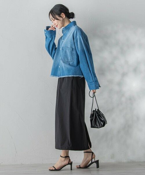 Droite lautreamont / ドロワットロートレアモン ミニ・ひざ丈スカート | 【WEB限定】ストレッチタフタスカート | 詳細11