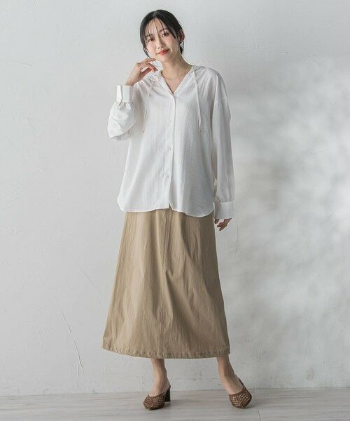 Droite lautreamont / ドロワットロートレアモン ミニ・ひざ丈スカート | 【WEB限定】ストレッチタフタスカート | 詳細18