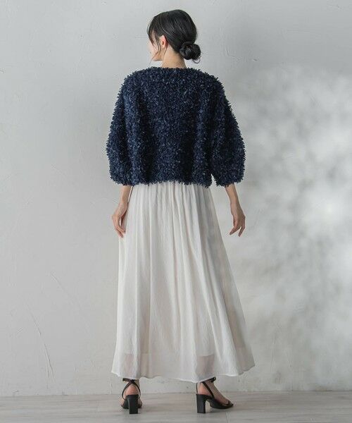 Droite lautreamont / ドロワットロートレアモン ミニ・ひざ丈スカート | TR強撚気流染めスカート | 詳細6