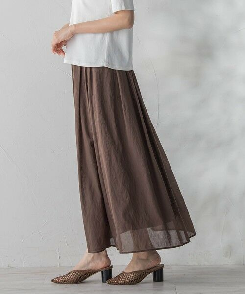 Droite lautreamont / ドロワットロートレアモン ミニ・ひざ丈スカート | TR強撚気流染めスカート | 詳細22