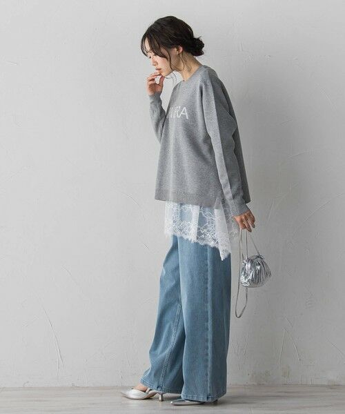 Droite lautreamont / ドロワットロートレアモン ニット・セーター | ロゴニット | 詳細24