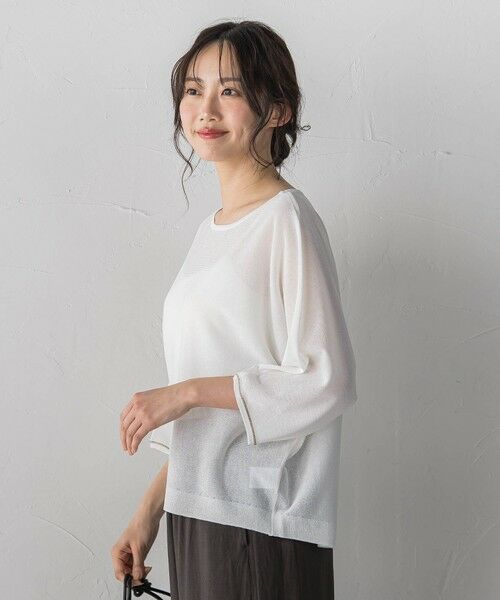 Droite lautreamont / ドロワットロートレアモン ニット・セーター | Fine UVドルマンスリーブプルオーバー | 詳細2