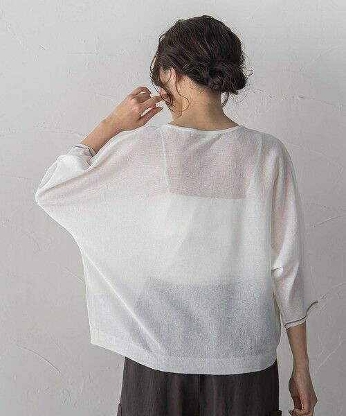 Droite lautreamont / ドロワットロートレアモン ニット・セーター | Fine UVドルマンスリーブプルオーバー | 詳細3