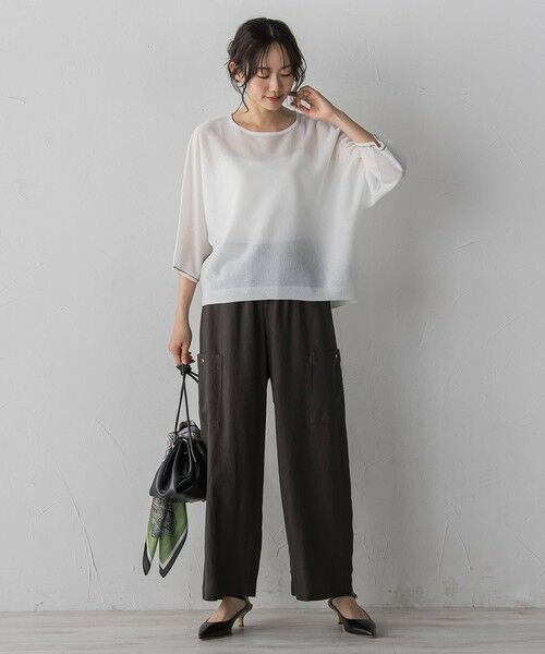 Droite lautreamont / ドロワットロートレアモン ニット・セーター | Fine UVドルマンスリーブプルオーバー | 詳細4