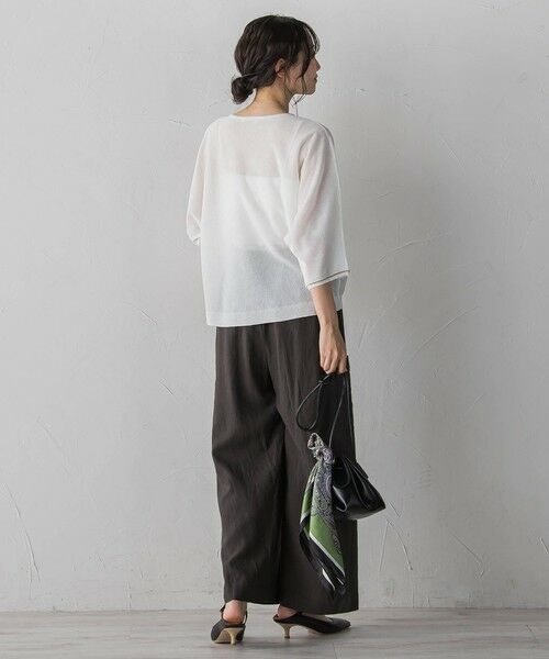 Droite lautreamont / ドロワットロートレアモン ニット・セーター | Fine UVドルマンスリーブプルオーバー | 詳細5