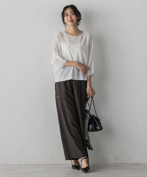 Droite lautreamont / ドロワットロートレアモン ニット・セーター | Fine UVドルマンスリーブプルオーバー | 詳細6