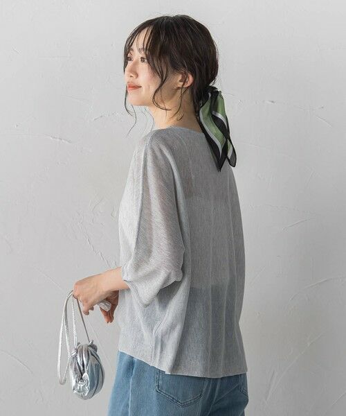 Droite lautreamont / ドロワットロートレアモン ニット・セーター | Fine UVドルマンスリーブプルオーバー | 詳細8