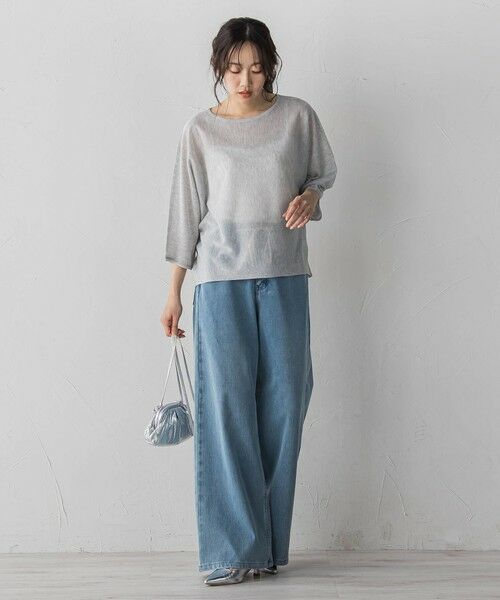 Droite lautreamont / ドロワットロートレアモン ニット・セーター | Fine UVドルマンスリーブプルオーバー | 詳細10