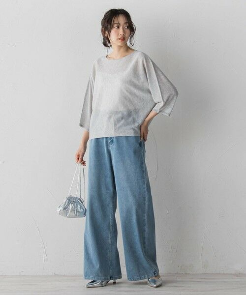 Droite lautreamont / ドロワットロートレアモン ニット・セーター | Fine UVドルマンスリーブプルオーバー | 詳細11