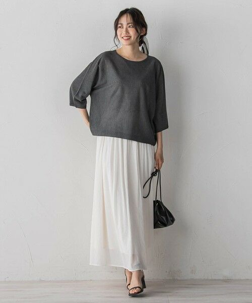 Droite lautreamont / ドロワットロートレアモン ニット・セーター | Fine UVドルマンスリーブプルオーバー | 詳細19