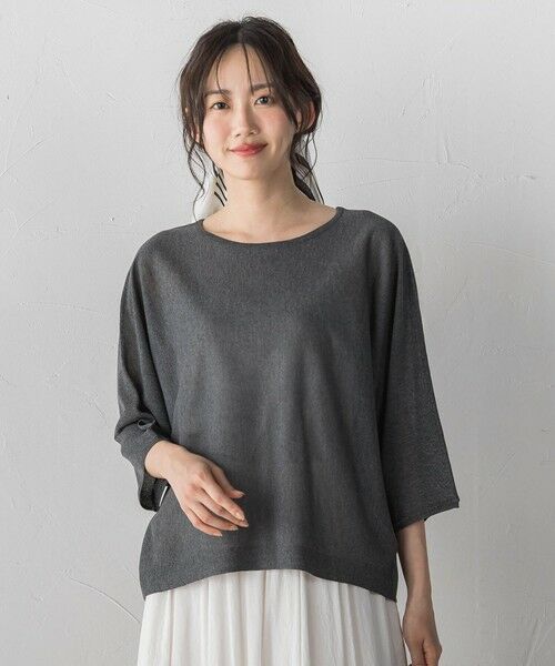 Droite lautreamont / ドロワットロートレアモン ニット・セーター | Fine UVドルマンスリーブプルオーバー | 詳細14