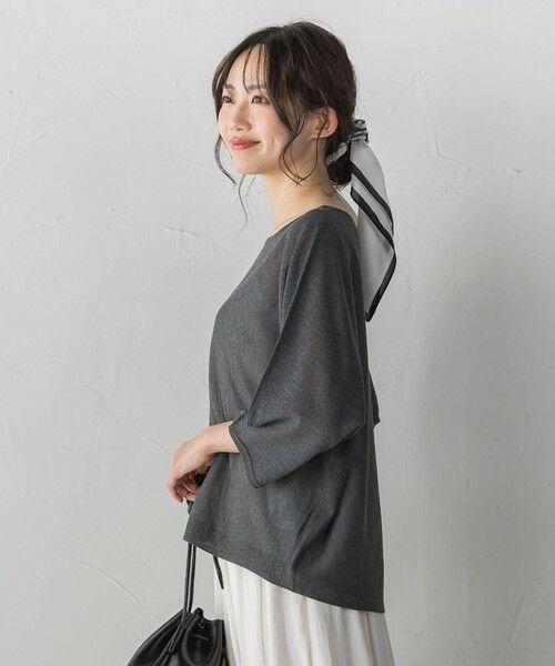 Droite lautreamont / ドロワットロートレアモン ニット・セーター | Fine UVドルマンスリーブプルオーバー | 詳細15