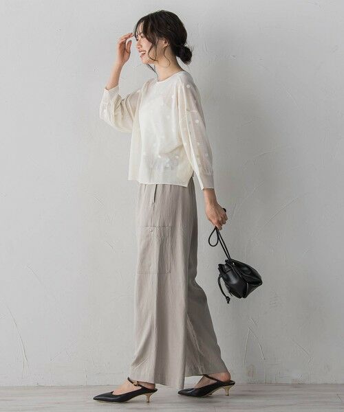 Droite lautreamont / ドロワットロートレアモン カーディガン・ボレロ | フロッキードットシアーニットカーディガン | 詳細6