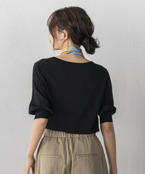 Droite lautreamont / ドロワットロートレアモン ニット・セーター | スクエアネックパフスリーブニット | 詳細9