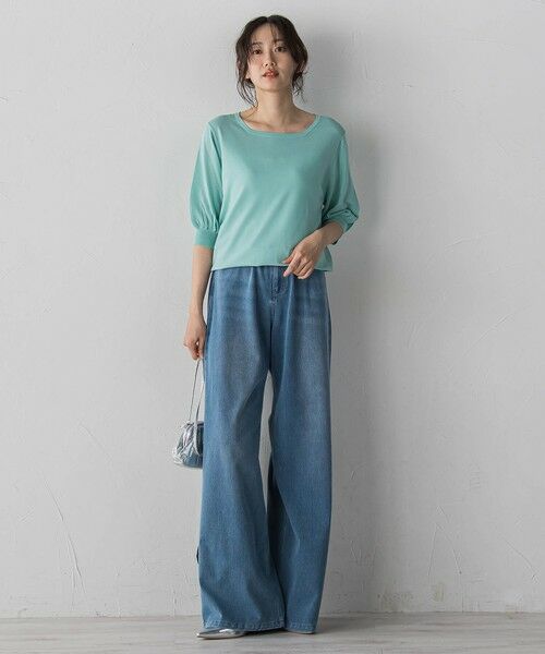 Droite lautreamont / ドロワットロートレアモン ニット・セーター | スクエアネックパフスリーブニット | 詳細16