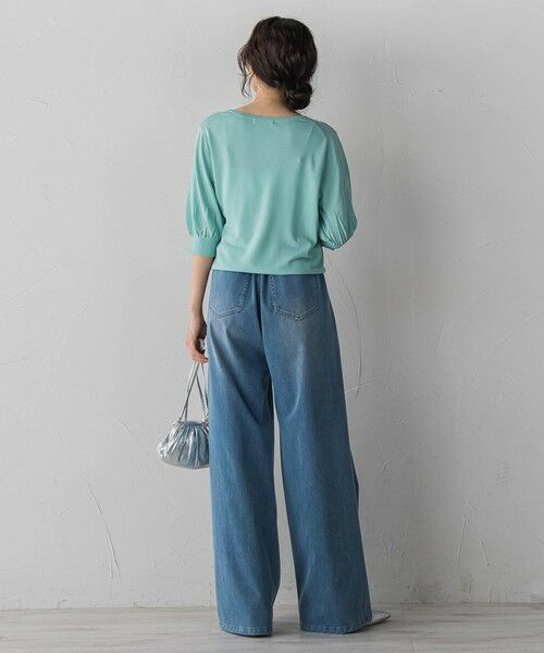 Droite lautreamont / ドロワットロートレアモン ニット・セーター | スクエアネックパフスリーブニット | 詳細18