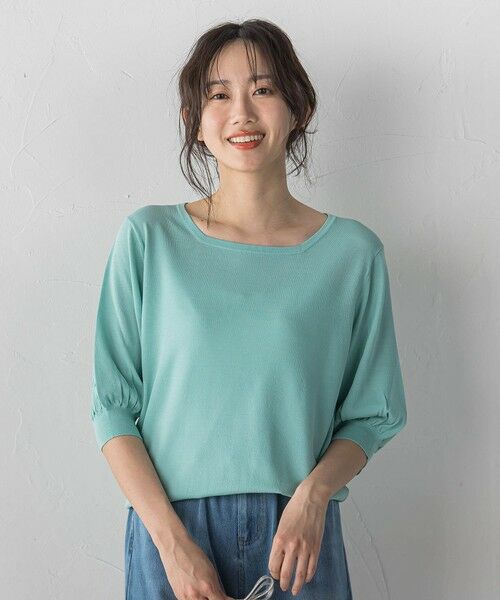 Droite lautreamont / ドロワットロートレアモン ニット・セーター | スクエアネックパフスリーブニット | 詳細13