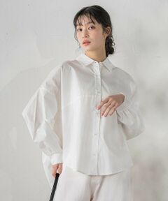 Droite lautreamont / ドロワットロートレアモン シャツ・ブラウス | コーマコットンバックテープブラウス