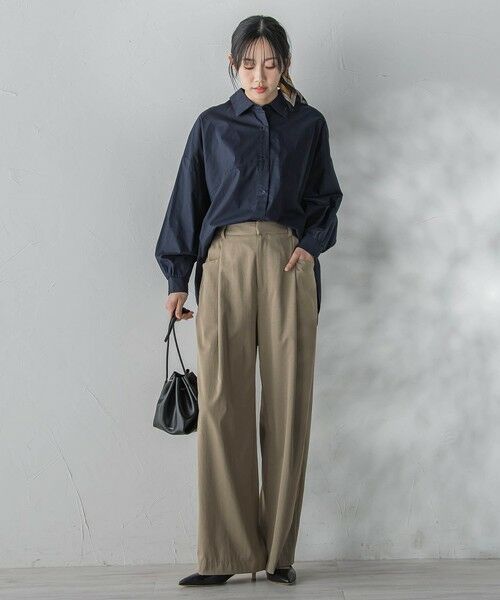 Droite lautreamont / ドロワットロートレアモン シャツ・ブラウス | コーマコットンバックテープブラウス | 詳細10