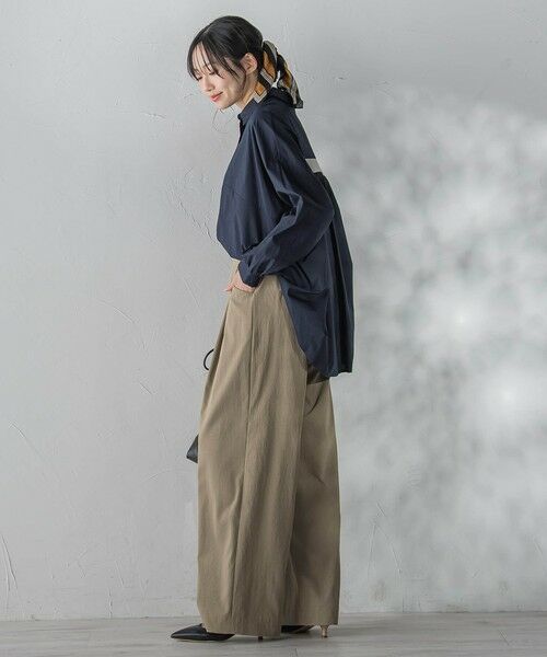 Droite lautreamont / ドロワットロートレアモン シャツ・ブラウス | コーマコットンバックテープブラウス | 詳細11