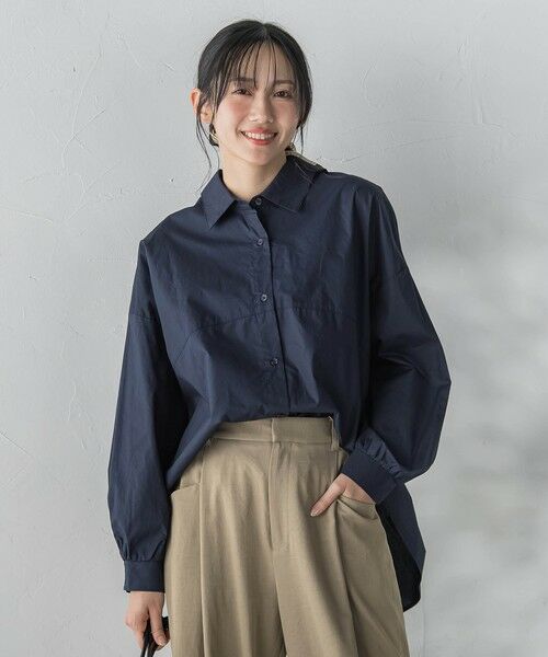 Droite lautreamont / ドロワットロートレアモン シャツ・ブラウス | コーマコットンバックテープブラウス | 詳細7