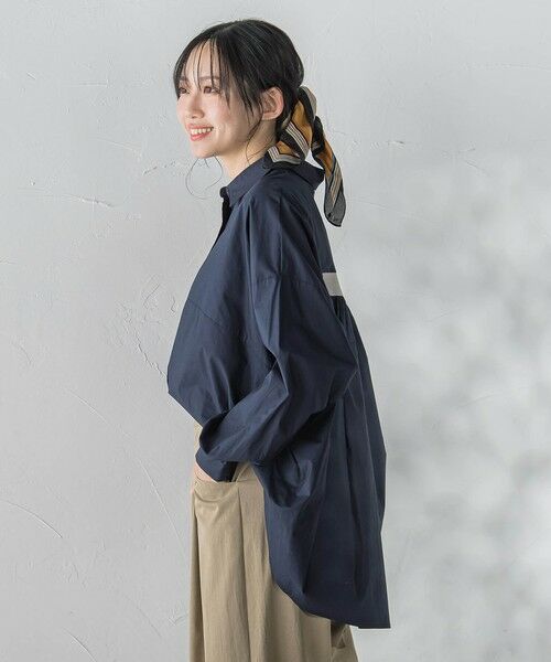 Droite lautreamont / ドロワットロートレアモン シャツ・ブラウス | コーマコットンバックテープブラウス | 詳細8
