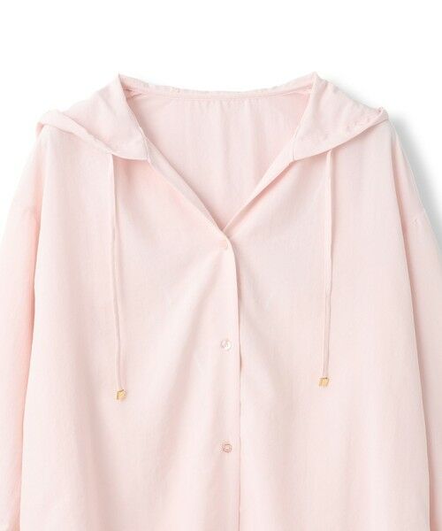 Droite lautreamont / ドロワットロートレアモン シャツ・ブラウス | ナチュラルエアータンブラーフード付きブラウス | 詳細24