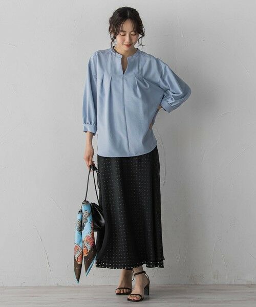 Droite lautreamont / ドロワットロートレアモン シャツ・ブラウス | 【WEB限定】タンブラーブッチャーブラウス | 詳細4