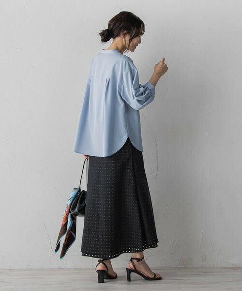 Droite lautreamont / ドロワットロートレアモン シャツ・ブラウス | 【WEB限定】タンブラーブッチャーブラウス | 詳細6