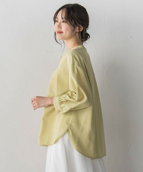 Droite lautreamont / ドロワットロートレアモン シャツ・ブラウス | 【WEB限定】タンブラーブッチャーブラウス | 詳細10