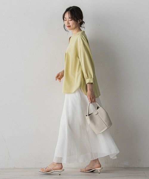 Droite lautreamont / ドロワットロートレアモン シャツ・ブラウス | 【WEB限定】タンブラーブッチャーブラウス | 詳細13