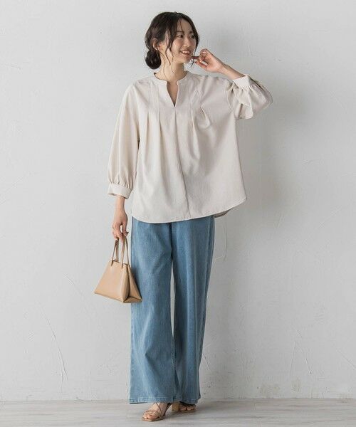 Droite lautreamont / ドロワットロートレアモン シャツ・ブラウス | 【WEB限定】タンブラーブッチャーブラウス | 詳細22