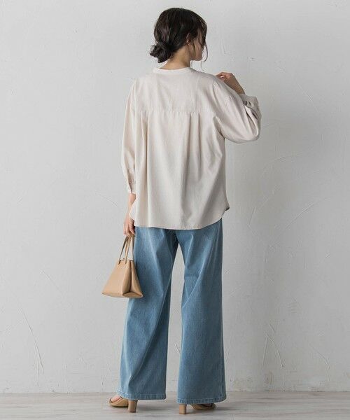 Droite lautreamont / ドロワットロートレアモン シャツ・ブラウス | 【WEB限定】タンブラーブッチャーブラウス | 詳細24