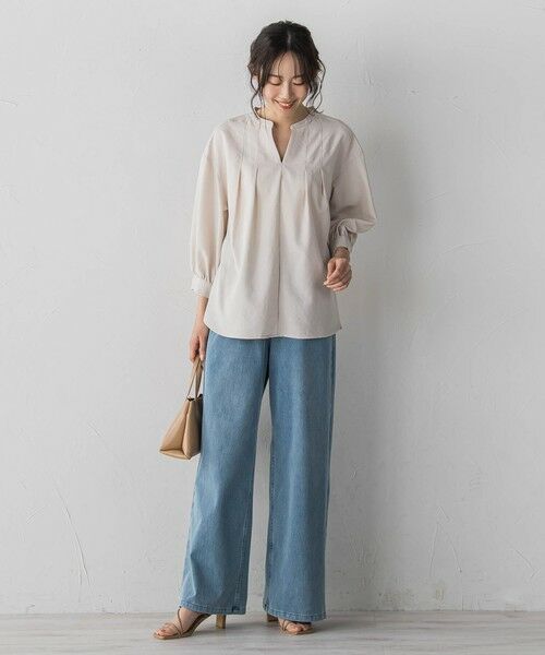 Droite lautreamont / ドロワットロートレアモン シャツ・ブラウス | 【WEB限定】タンブラーブッチャーブラウス | 詳細25