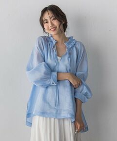 Droite lautreamont / ドロワットロートレアモン シャツ・ブラウス | ラスターラミーカルゼブラウス