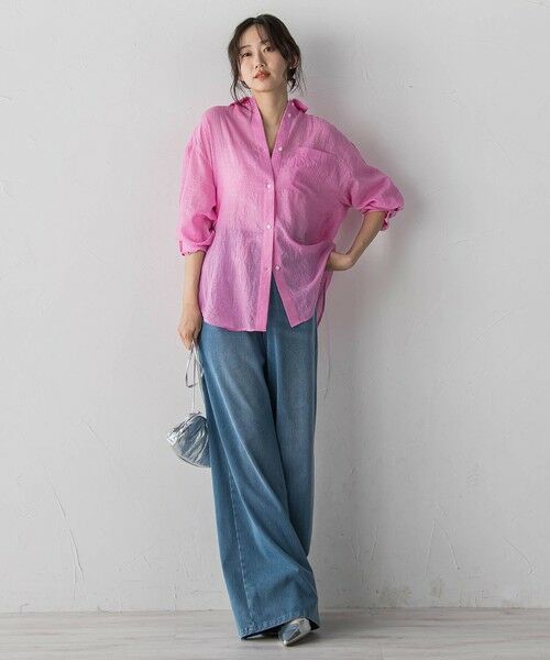 Droite lautreamont / ドロワットロートレアモン シャツ・ブラウス | ボイルシャンブレーシャツ | 詳細4