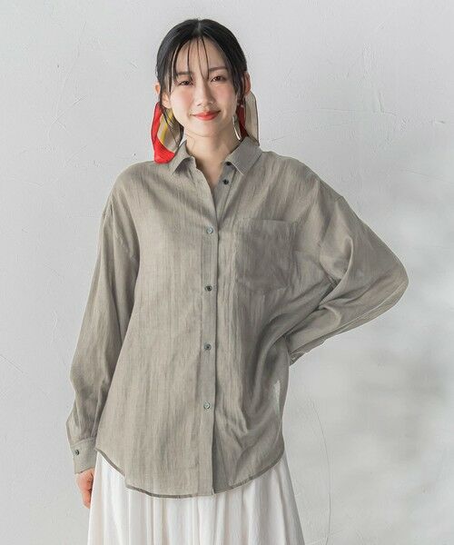 Droite lautreamont / ドロワットロートレアモン シャツ・ブラウス | ボイルシャンブレーシャツ | 詳細14