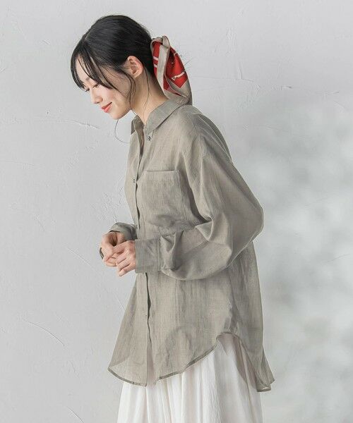 Droite lautreamont / ドロワットロートレアモン シャツ・ブラウス | ボイルシャンブレーシャツ | 詳細15