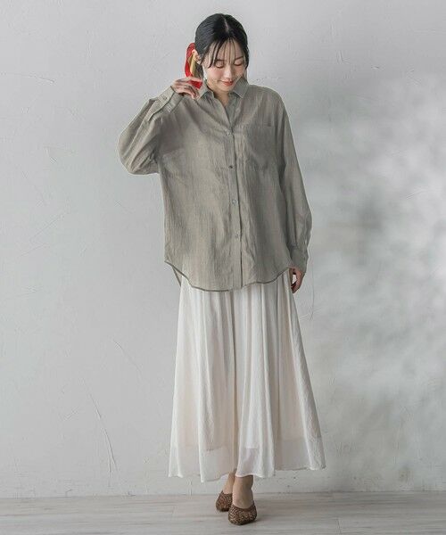 Droite lautreamont / ドロワットロートレアモン シャツ・ブラウス | ボイルシャンブレーシャツ | 詳細17