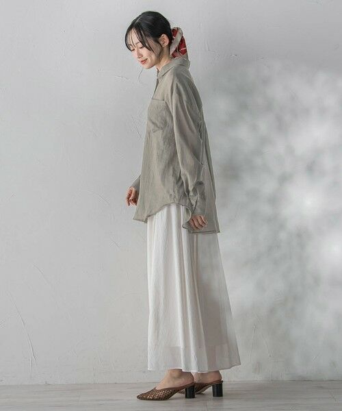 Droite lautreamont / ドロワットロートレアモン シャツ・ブラウス | ボイルシャンブレーシャツ | 詳細18