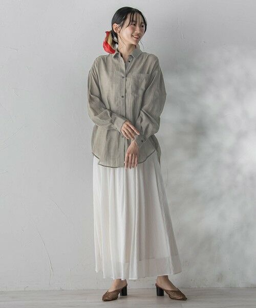 Droite lautreamont / ドロワットロートレアモン シャツ・ブラウス | ボイルシャンブレーシャツ | 詳細19