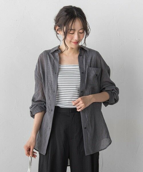 Droite lautreamont / ドロワットロートレアモン シャツ・ブラウス | ボイルシャンブレーシャツ | 詳細22