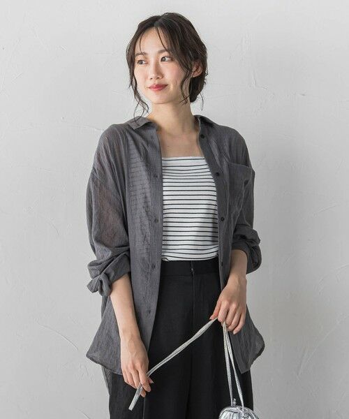 Droite lautreamont / ドロワットロートレアモン シャツ・ブラウス | ボイルシャンブレーシャツ | 詳細23