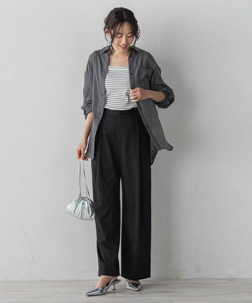 Droite lautreamont / ドロワットロートレアモン シャツ・ブラウス | ボイルシャンブレーシャツ | 詳細25